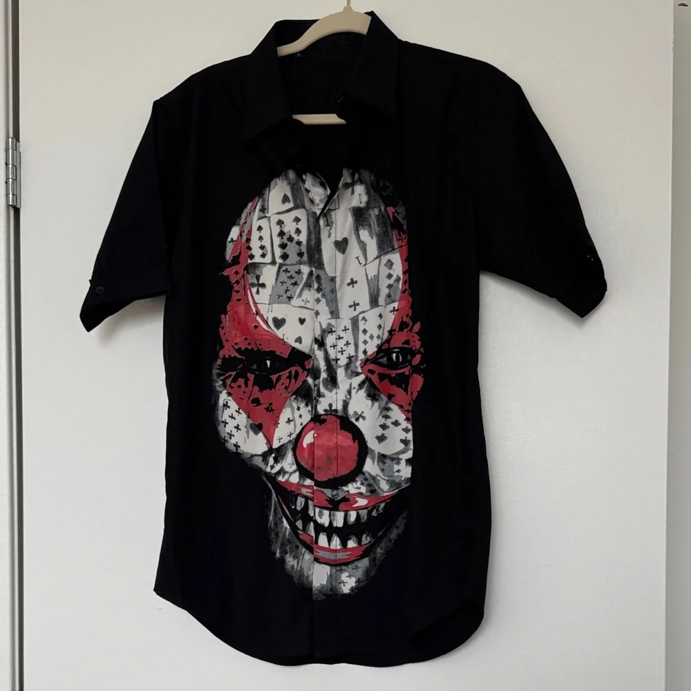 Givenchy vintage Black clown Shirt - Picture 1 of 4